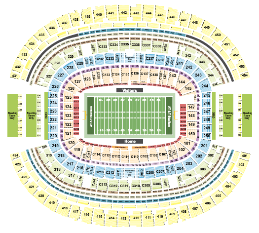 AT&T Stadium Big 12 Seating Chart